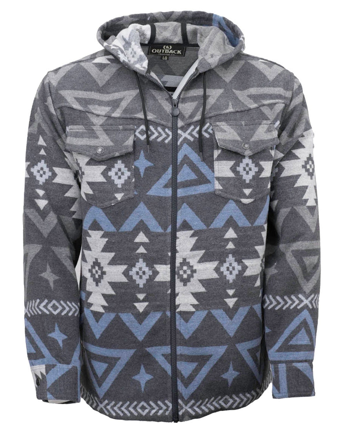 Outback Trading Company Men’s Orion Jacket Blue / SM 29915-BLU-SM 789043437072