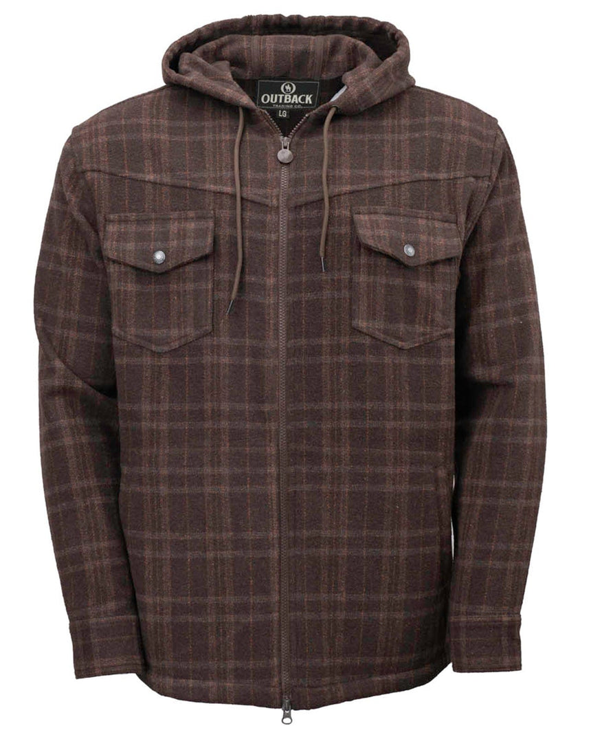Outback Trading Company Men’s Orion Jacket Brown / SM 29915-BRN-SM 789043428940