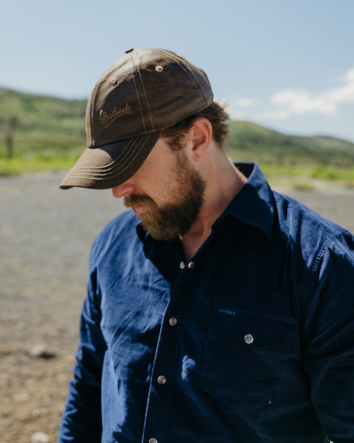 Outback Trading Company Leather Slugger Cap Brown / ONE 1450-BRN-ONE 089043191098 Caps