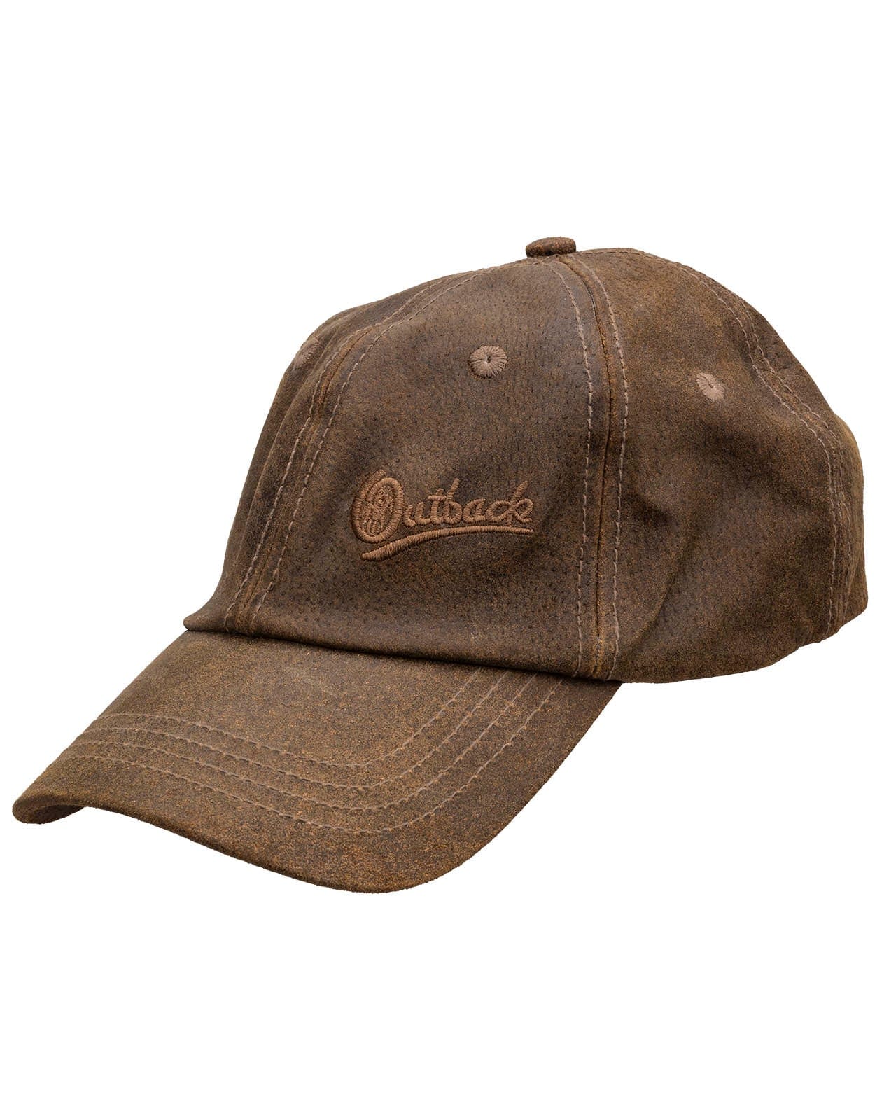 Outback Trading Company Leather Slugger Cap Brown / ONE 1450-BRN-ONE 089043191098 Caps