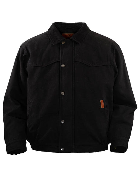 Outback Trading Company Men's Trailblazer Canvas Jacket Black / SM 29826-BLK-SM 789043403558 Coats & Jackets