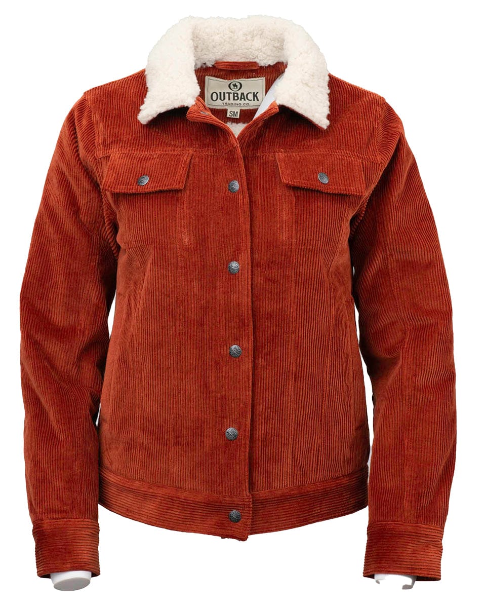 Outback Trading Company Women’s Georgia Button Up Jacket Rust / SM 42195-RST-SM 789043436327 Coats & Jackets