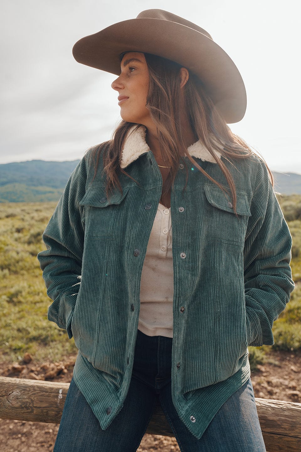 Outback Trading Company Women’s Georgia Button Up Jacket Coats & Jackets