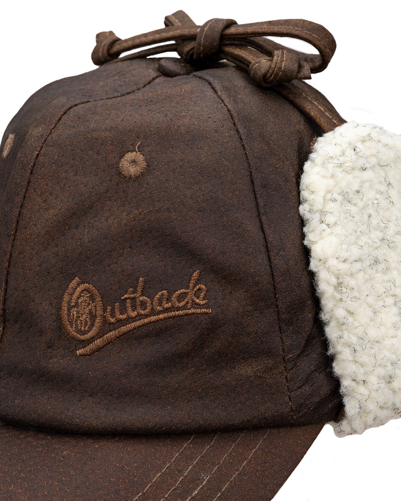 Outback Trading Company Leather McKinley Cap Hats