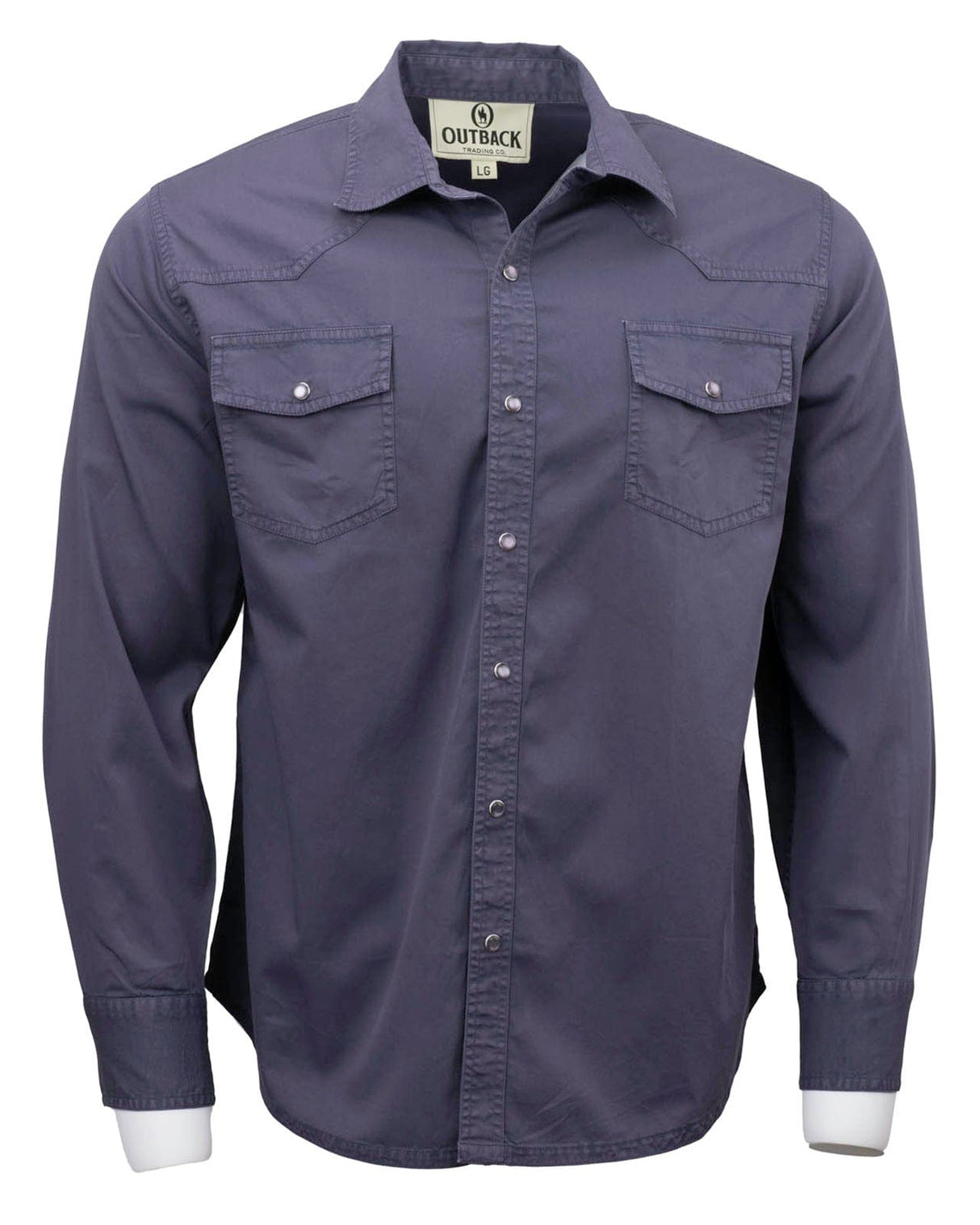 Outback Trading Company Men’s Jack Shirt Indigo / SM 40313-IND-SM 789043431797