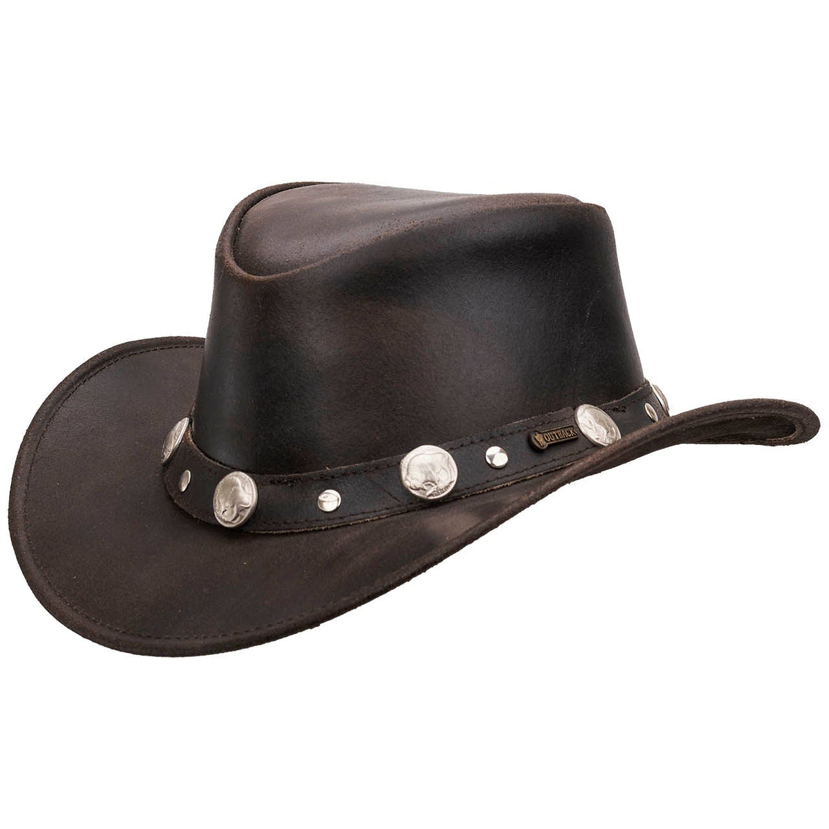 NEW! Subverse Cowboy Hat made from Genuine Leather - xxs Texas Sun Hat #blackbirdbrims #custom #cowboyhat #studio  main image 3