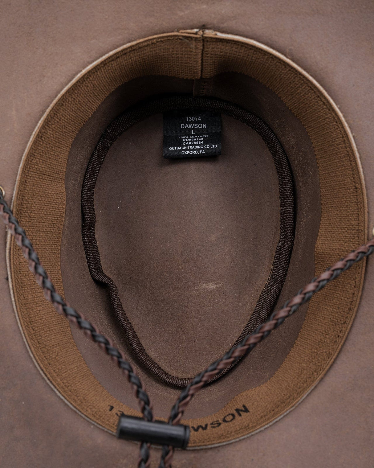 Outback Trading Company Dawson Leather Hat Leather Hats