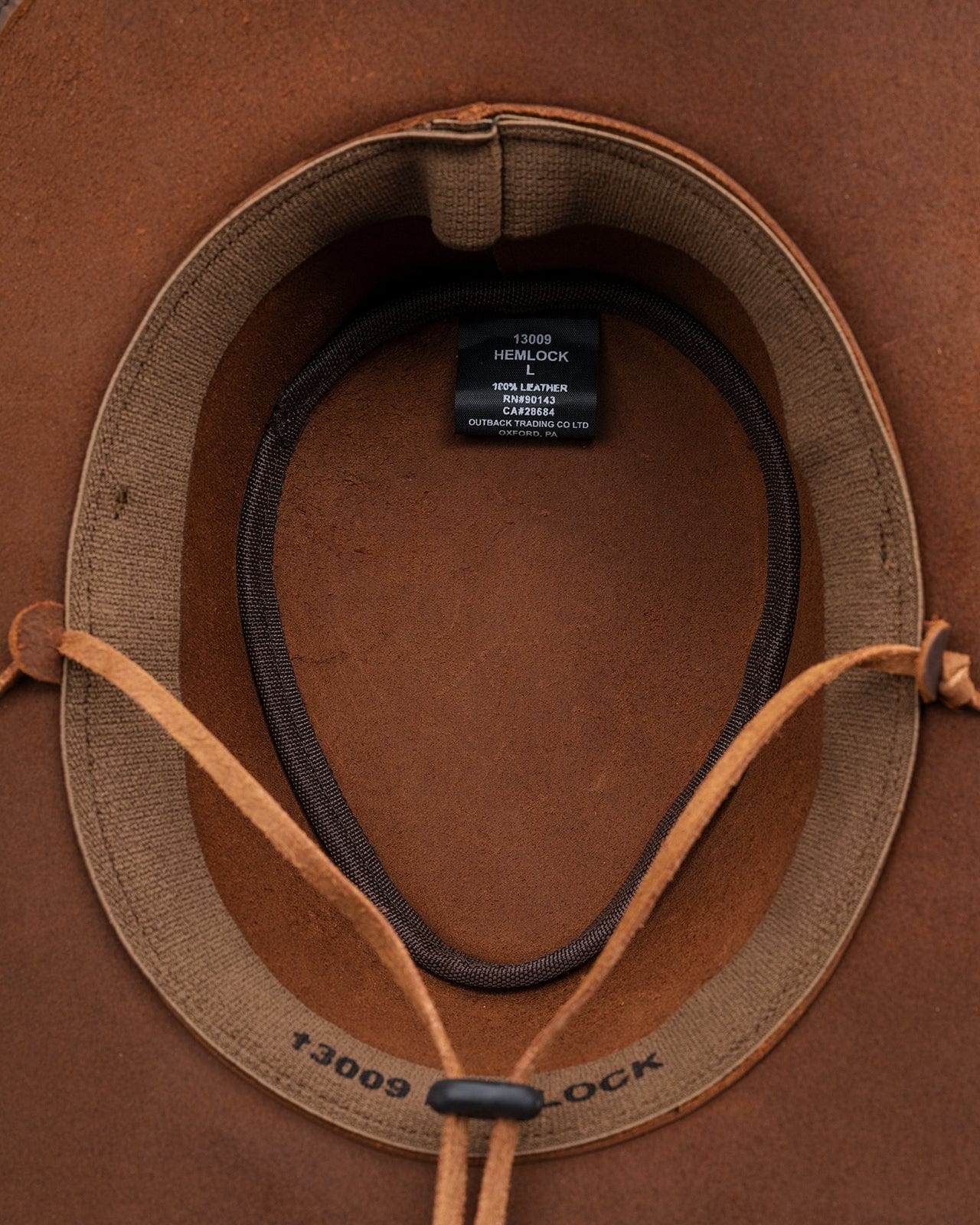 Outback Trading Company Hemlock Leather Hat Leather Hats