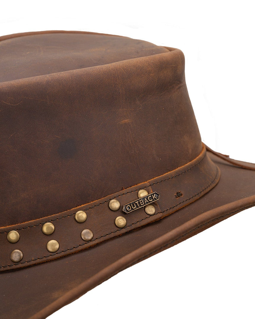 Outback Trading Company Hemlock Leather Hat Leather Hats