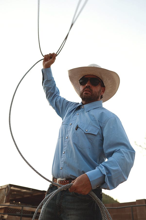 Outback Trading Company Men’s Moab Western Snap Bamboo Shirt