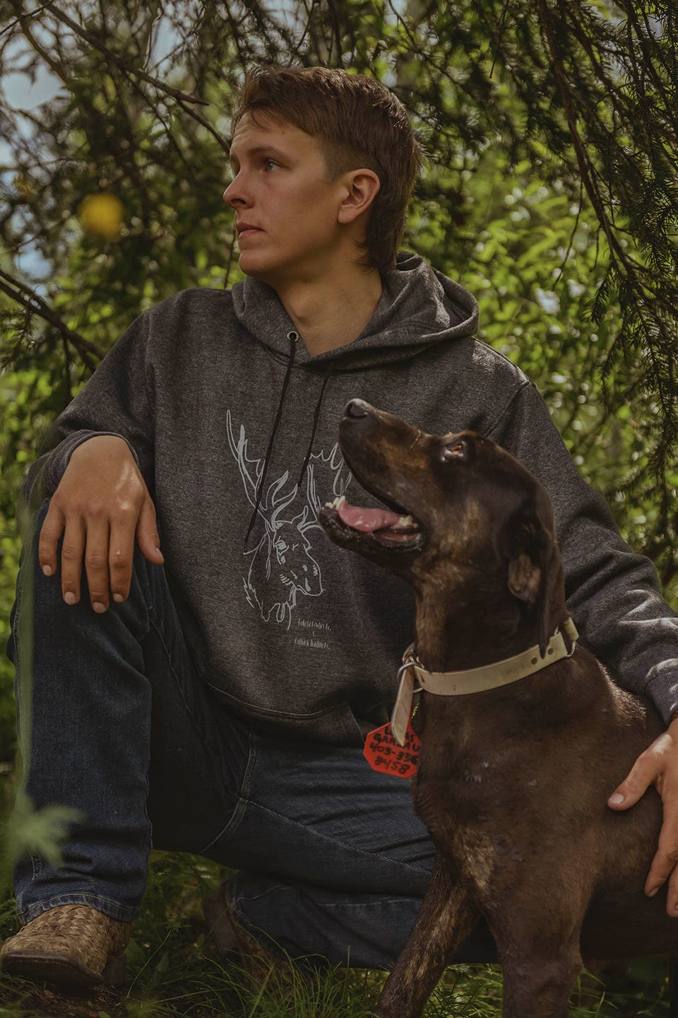 Outback Trading Company Moose Hoodie