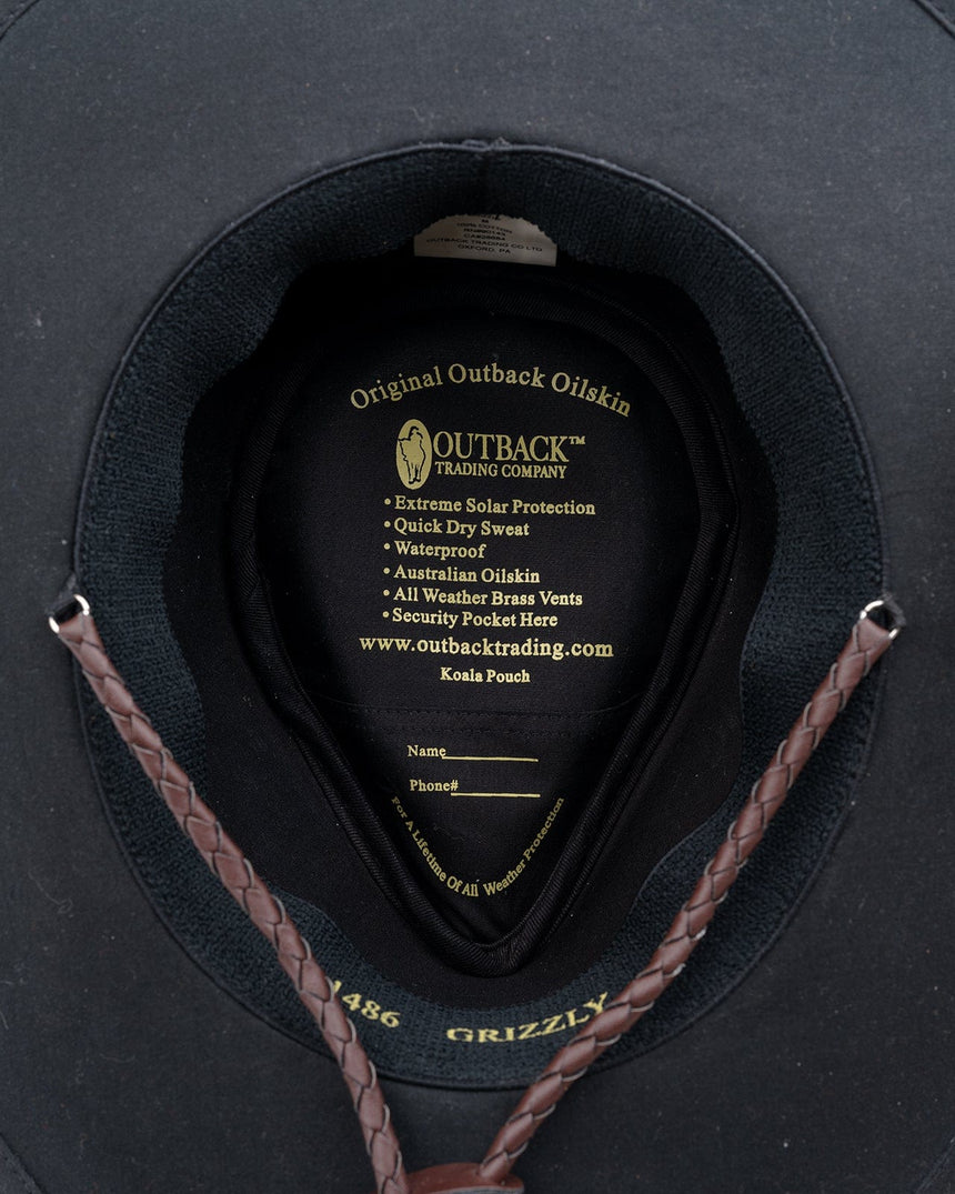 Outback Trading Company Grizzly Oilskin Hat Oilskin Hats