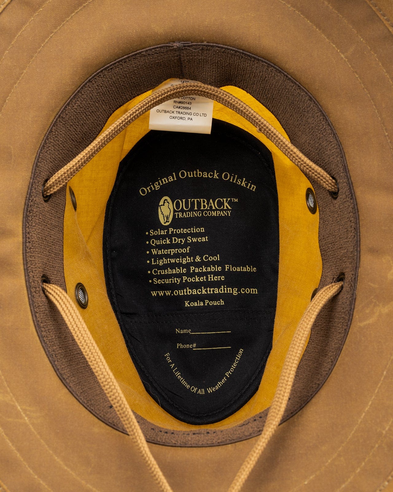 Outback Trading Company Willis Oilskin Hat Oilskin Hats