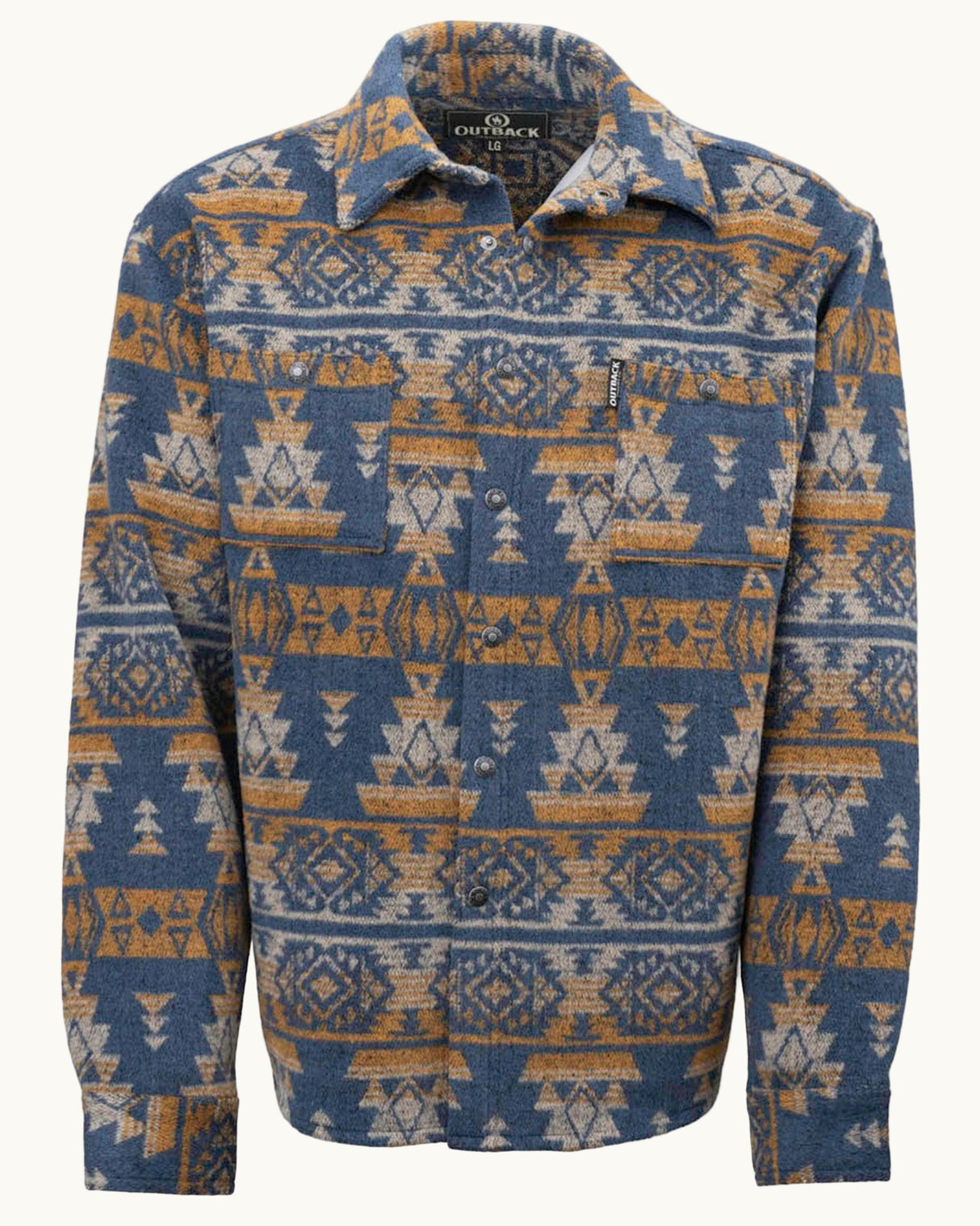 Outback Trading Company Men’s Hudson Shirt Jacket Burnt Orange / SM 42720-BTO-SM 789043434880 Shirt Jackets