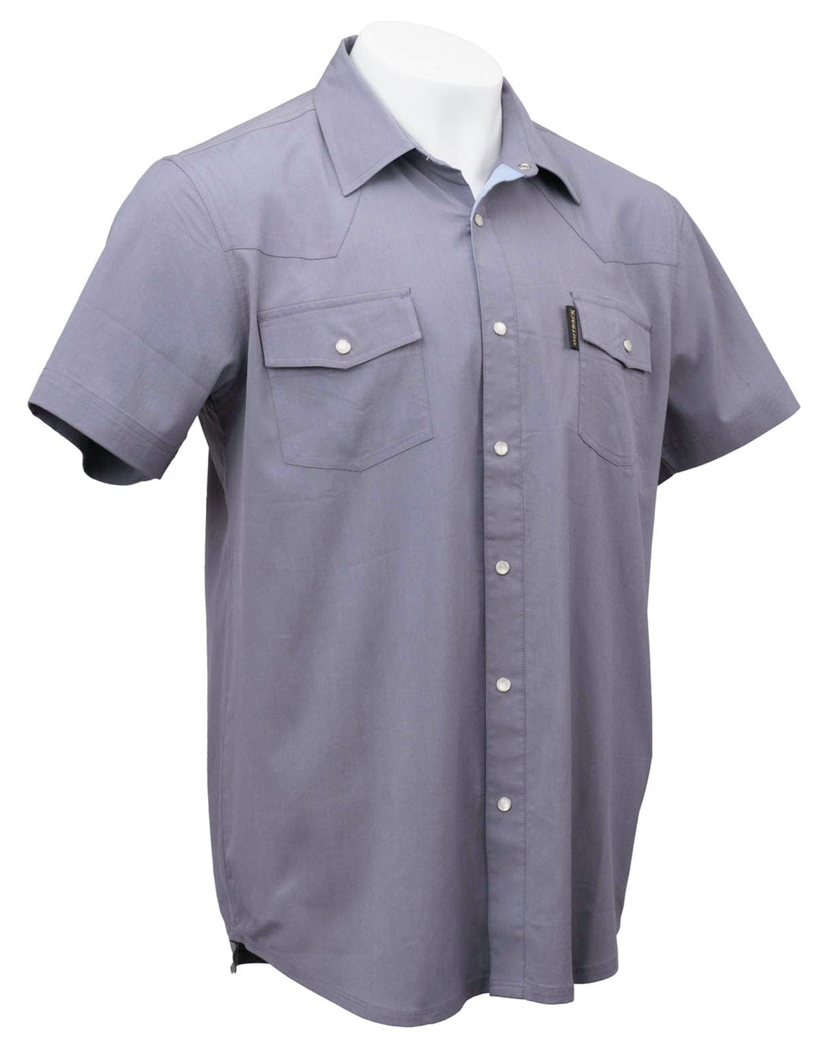Outback Trading Company Short Sleeve Moab Western Snap Bamboo Shirt Shirt