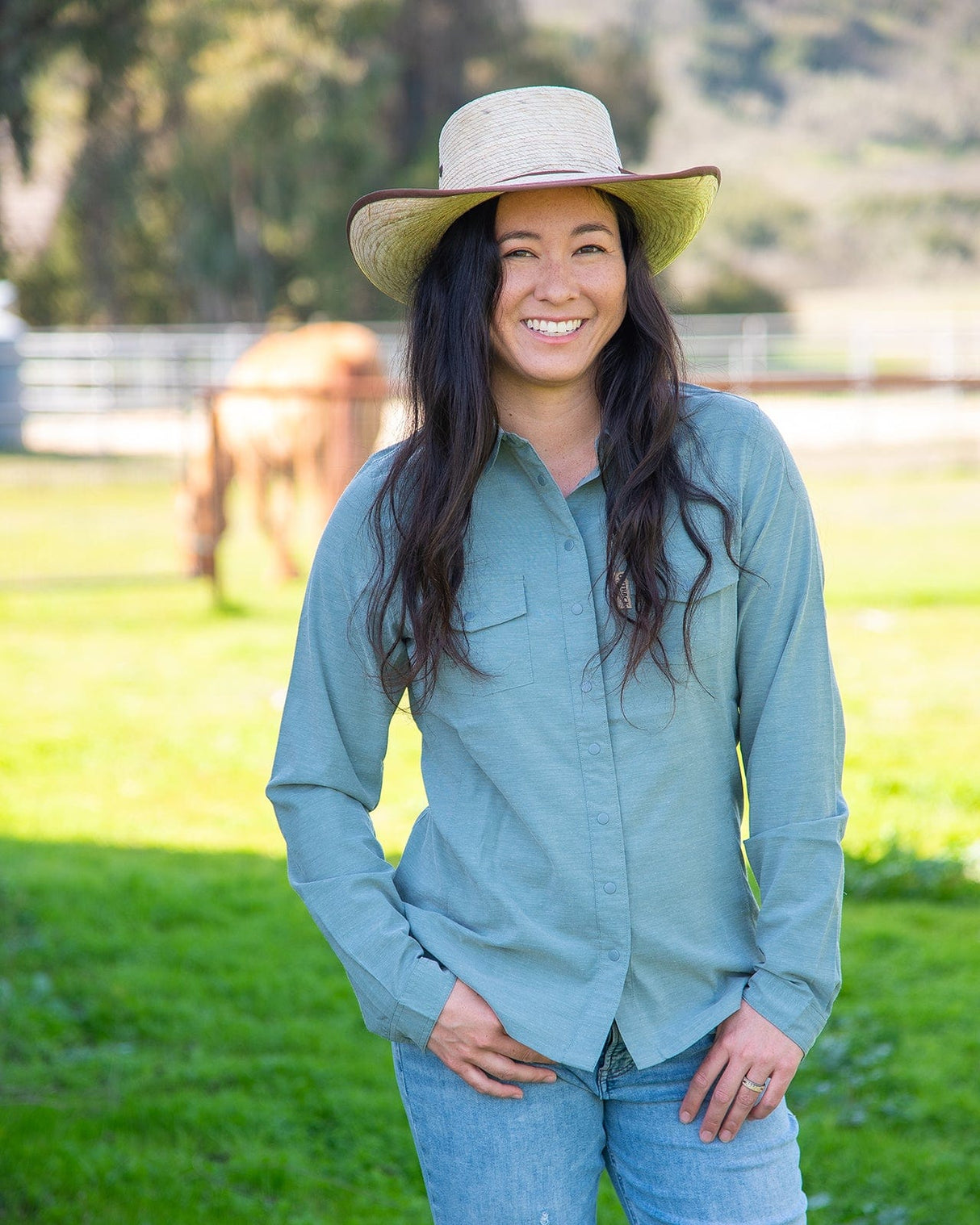 Outback Trading Company Sierra Snap Bamboo Shirt Shirt