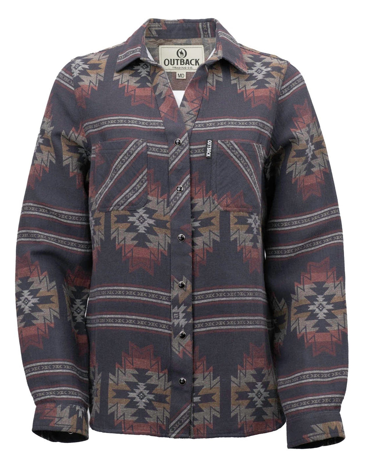 Outback Trading Company Women’s Brianna Shirt Black / SM 42235-BLK-SM 789043433937 Shirts