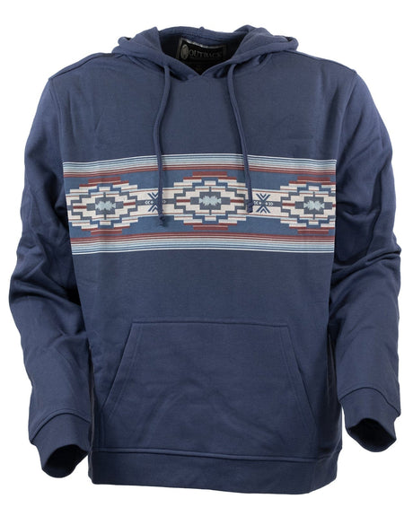 Outback Trading Company Men’s Casey Hoodie Blue / MD 40133-BLU-MD 789043406252 Sweaters