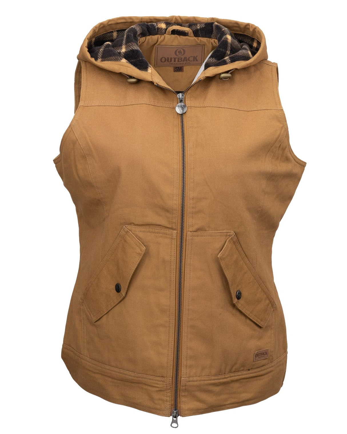 Outback Trading Company Women’s Heidi Canvas Vest Canvas / SM 29878-CVS-SM 789043413229 Vests