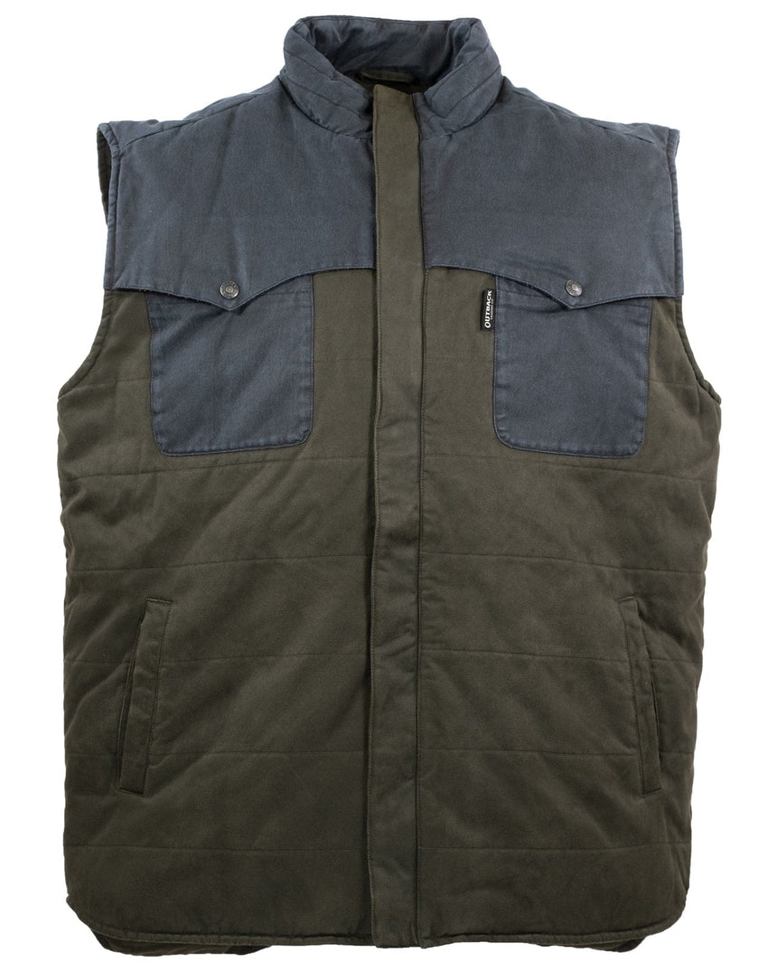 Outback Trading Company Men’s Walker Vest Olive / MD 29816-OLV-MD 789043403053 Vests