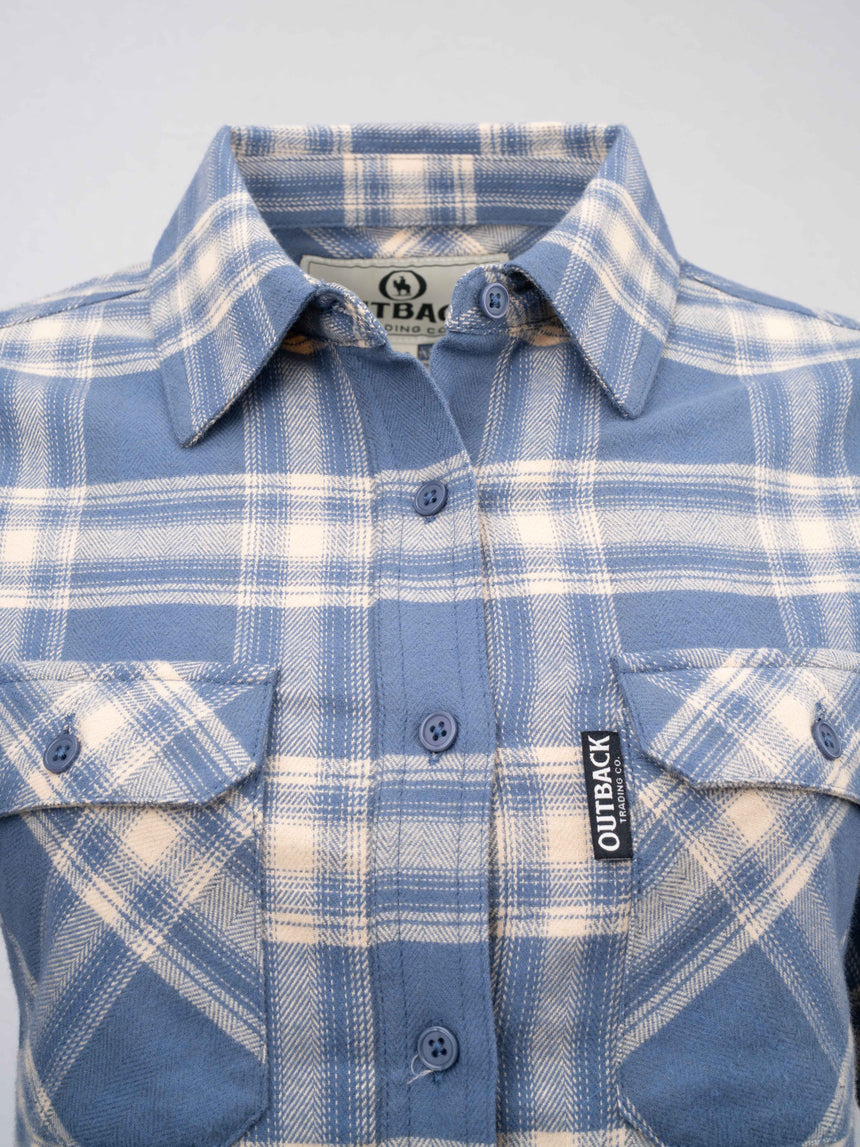 Outback Trading Company Women’s Cotton Plaid Outback Shirt