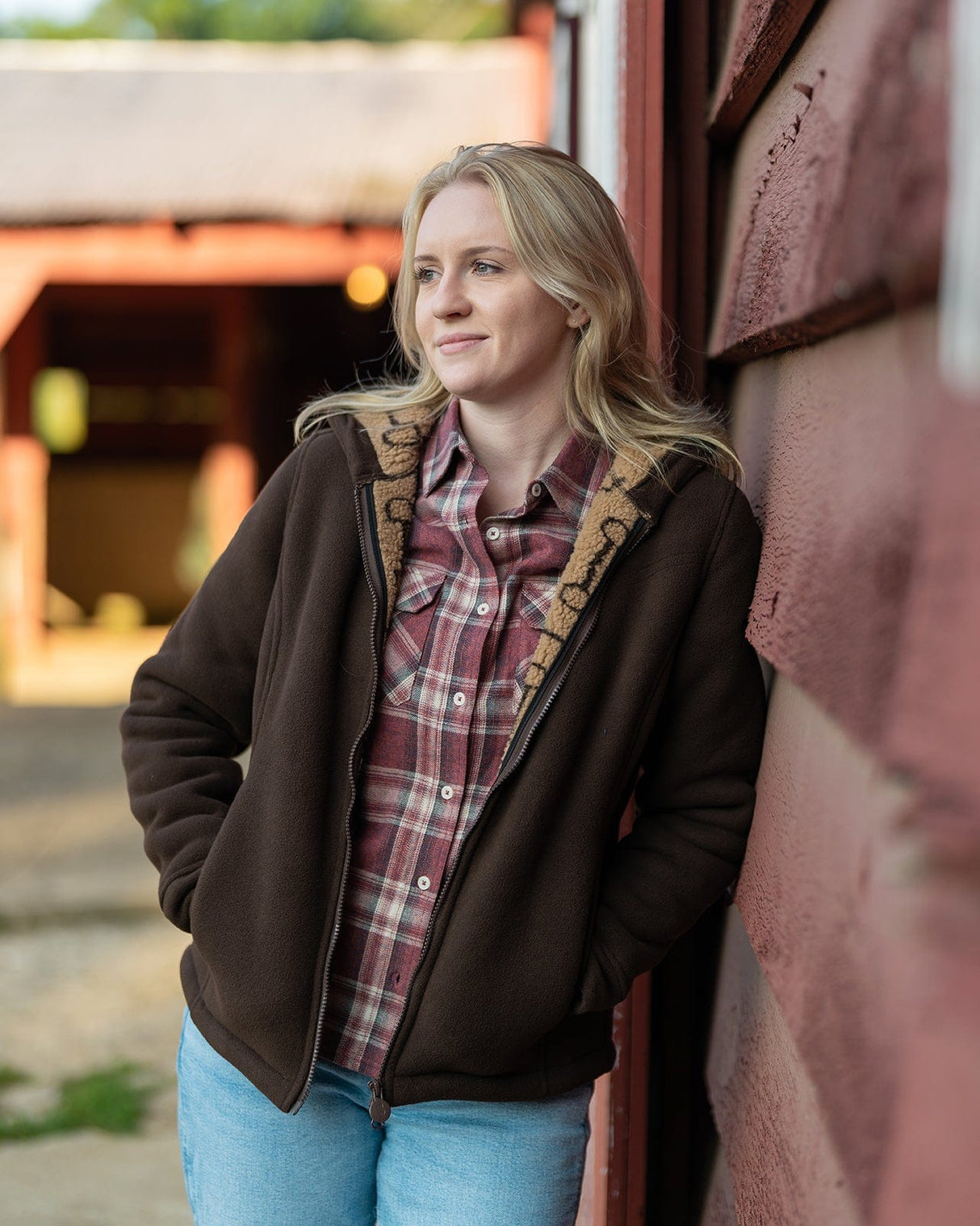 Outback Trading Company Women’s Cotton Plaid Outback Shirt