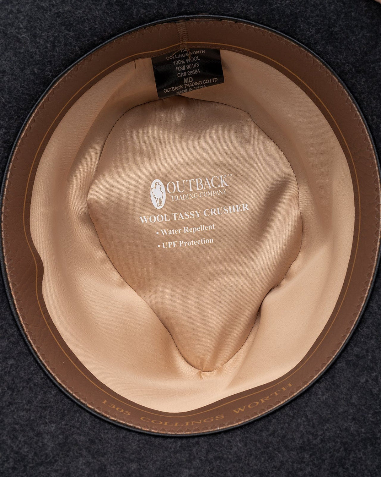 Outback Trading Company Collingsworth Wool Hat Wool Felt Hats