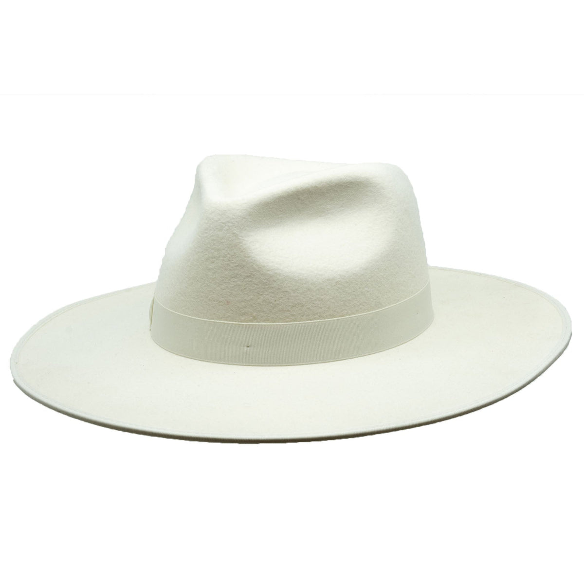 Artesano 100% Wool Felt Hat in Cream White Size L Cream White Cowboy Hat Felt - McGraw main image 4