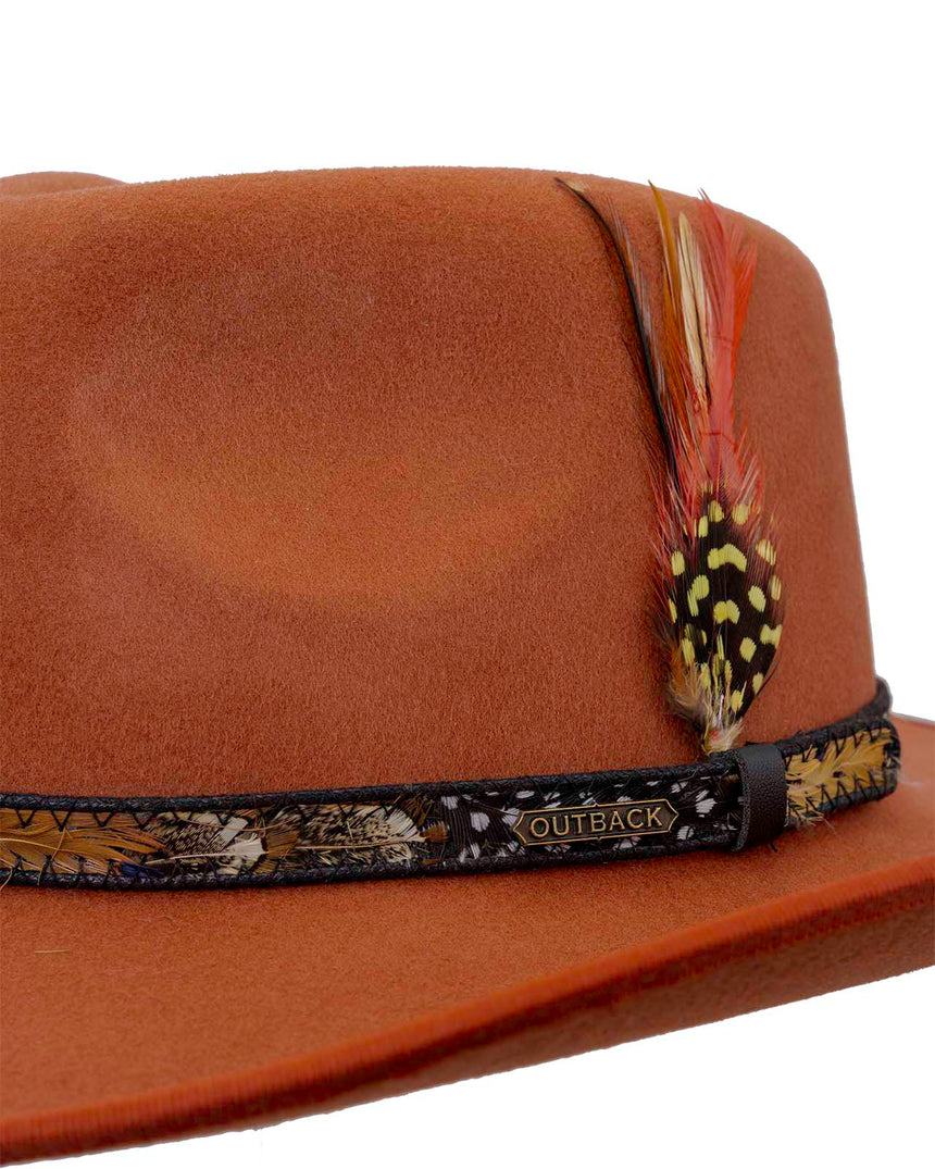 Outback Trading Company Santa Fe Wool Hat Wool Felt Hats
