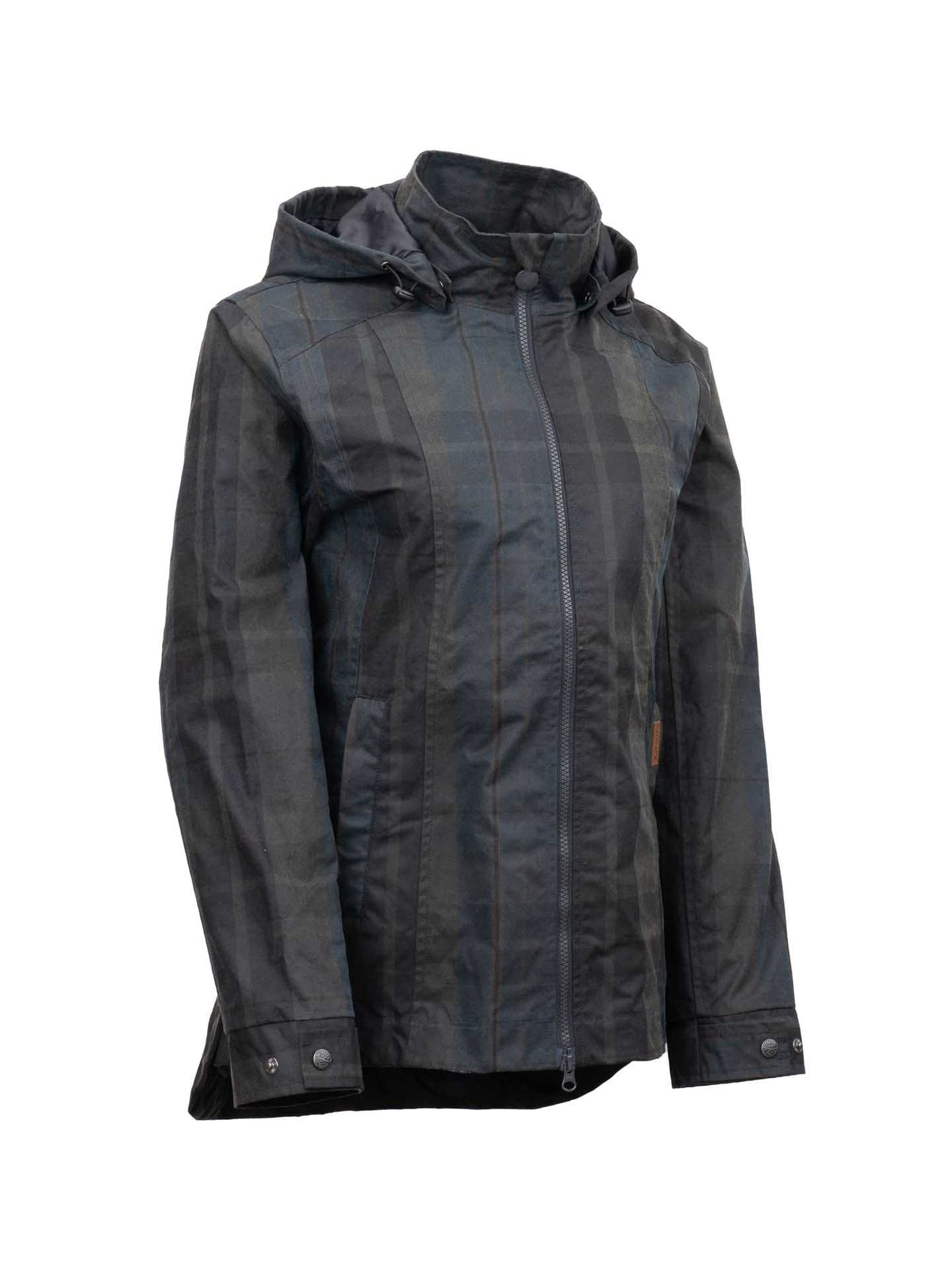 OutbackTrading.com 2026 - Women's Hattie Waxed Plaid Rain Jacket Coats & Jackets