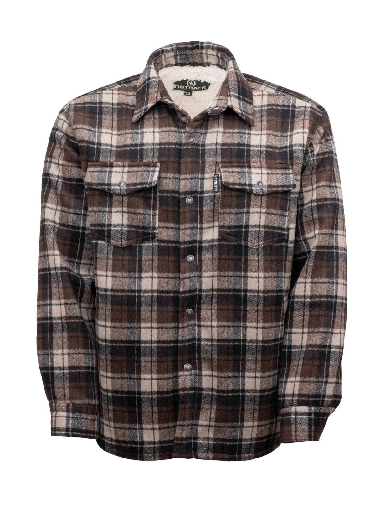 OutbackTrading.com 2026 - Men’s Arden Jacket Black/brown / SM 29759-BBN-SM 789043438451 Coats & Jackets