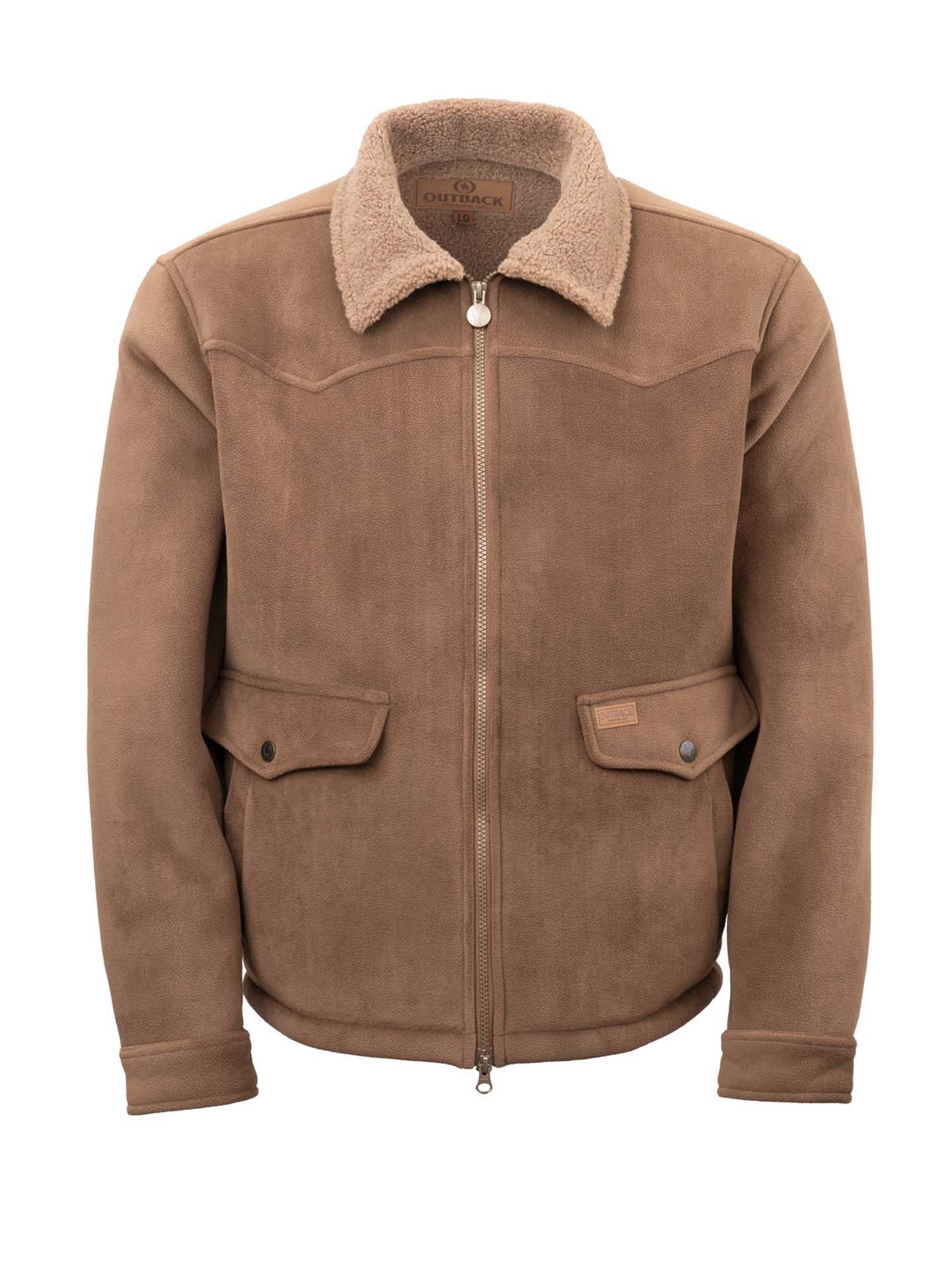 OutbackTrading.com Men's Cedar Jacket - Brown Brown / SM 40426-BRN-SM 789043444070 Coats & Jackets