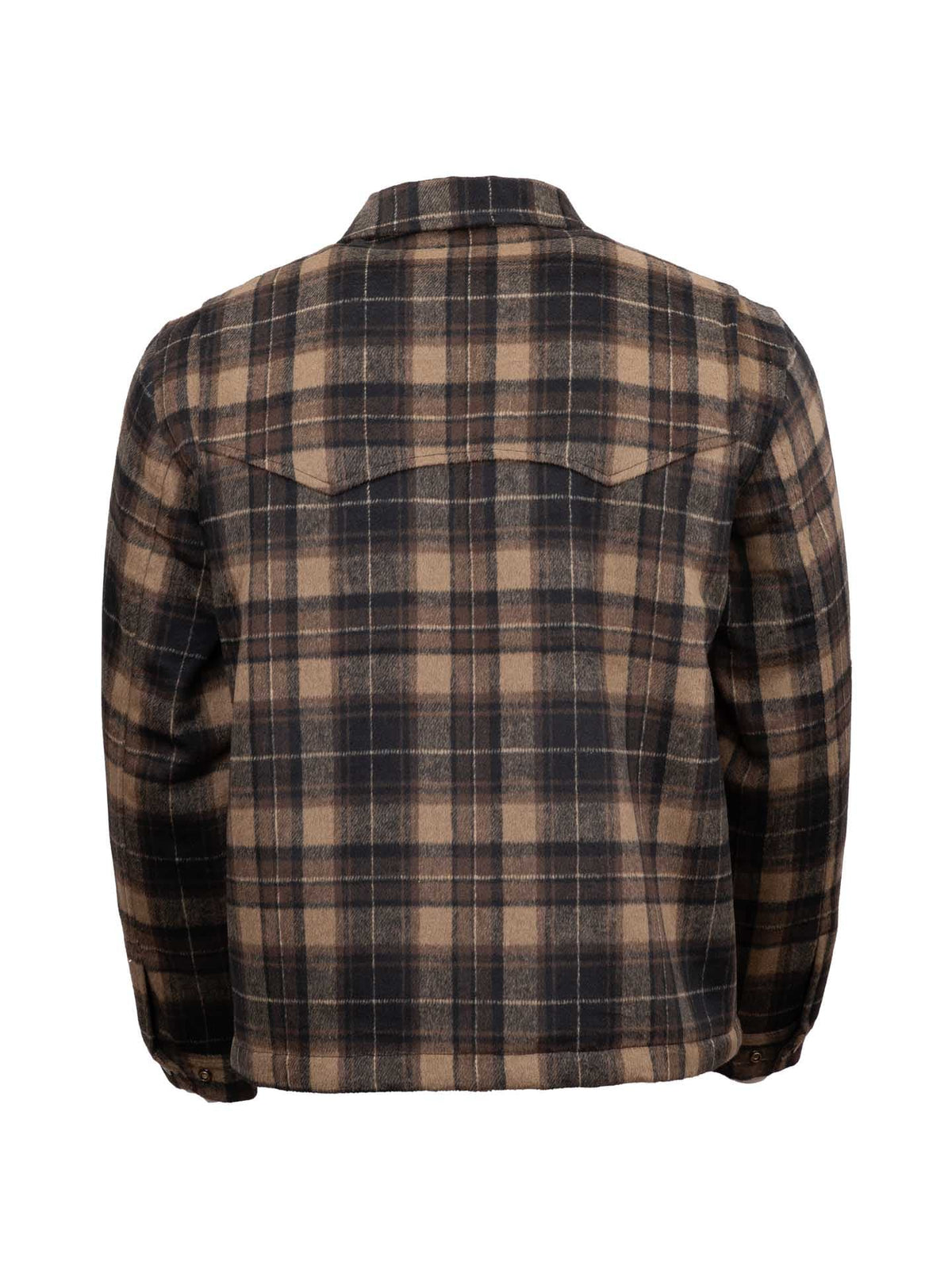 OutbackTrading.com Men's Silas Jacket - Black/brown Coats & Jackets