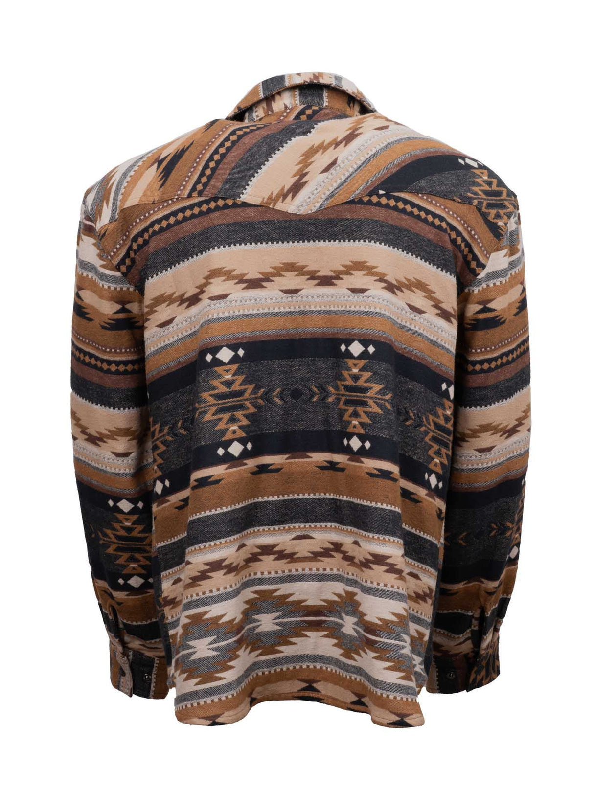 OutbackTrading.com Men's Benson Shirt Jacket - Black/brown