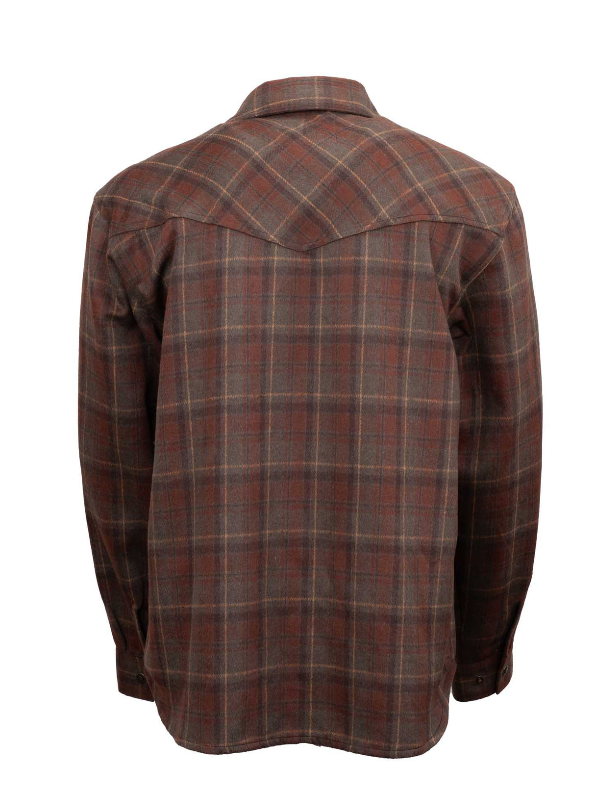OutbackTrading.com Men's Conway Shirt Jacket - Red Shirt Jackets