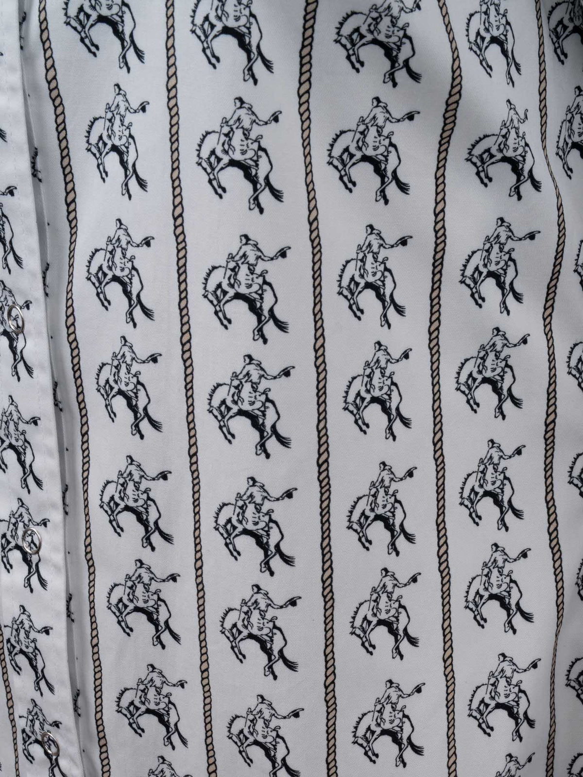 OutbackTrading.com Women's Bronc Stripe Shirt - White Shirts