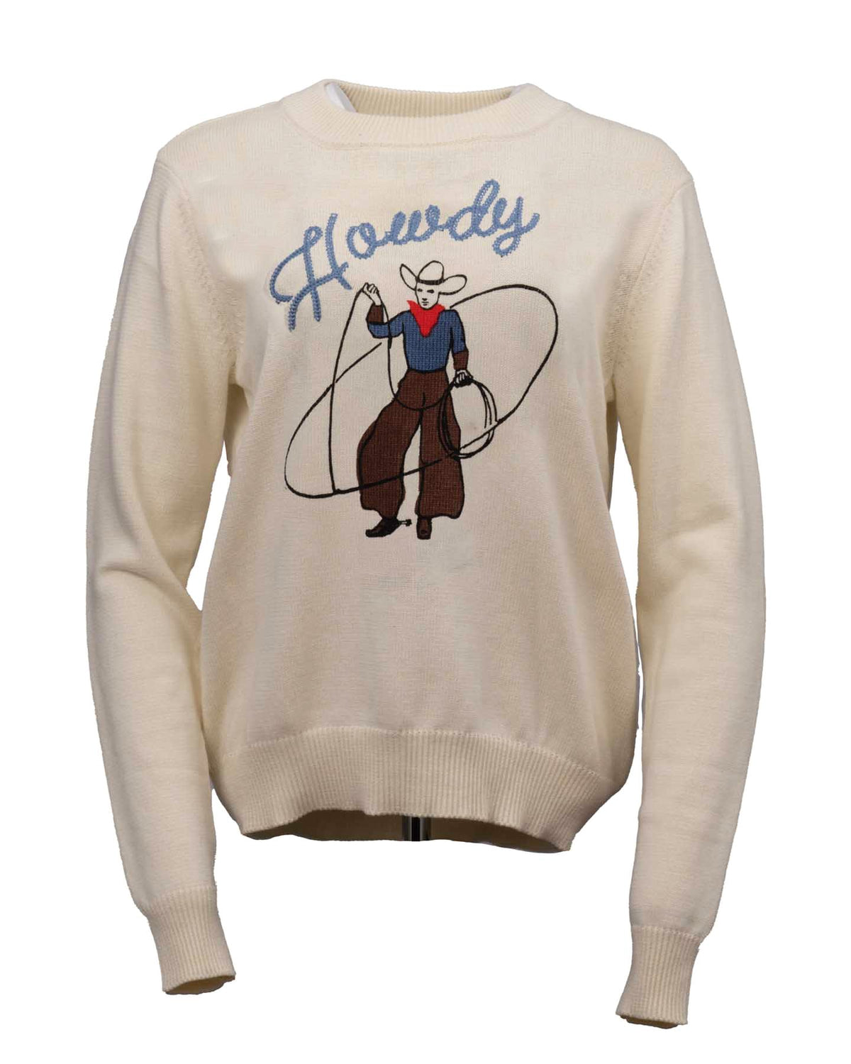 OutbackTrading.com 2026 - Women's Howdy Sweater Cream / SM 40350-CRM-SM 789043441246 Sweaters