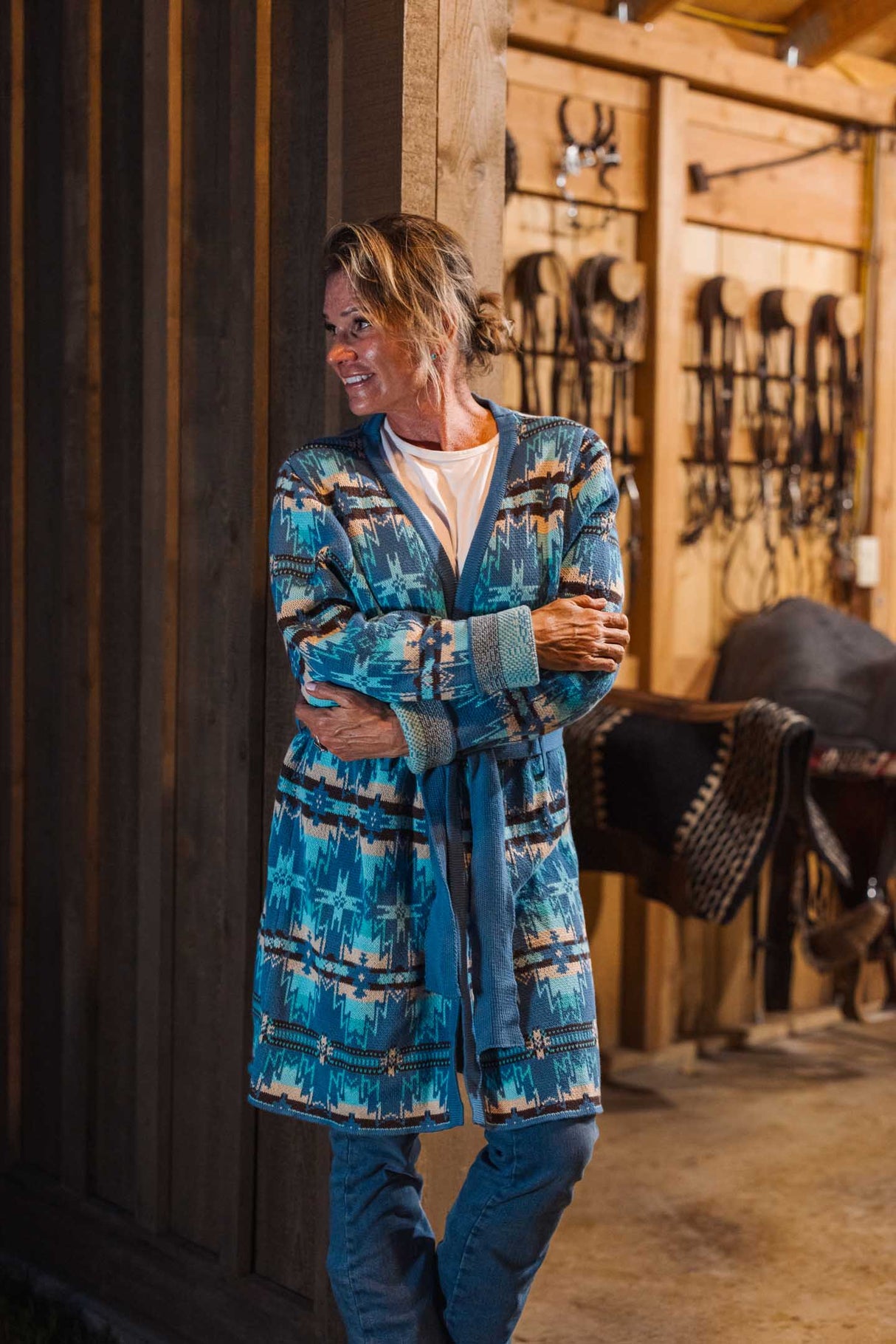 OutbackTrading.com Women's Opal Sweater - Turquoise Sweaters