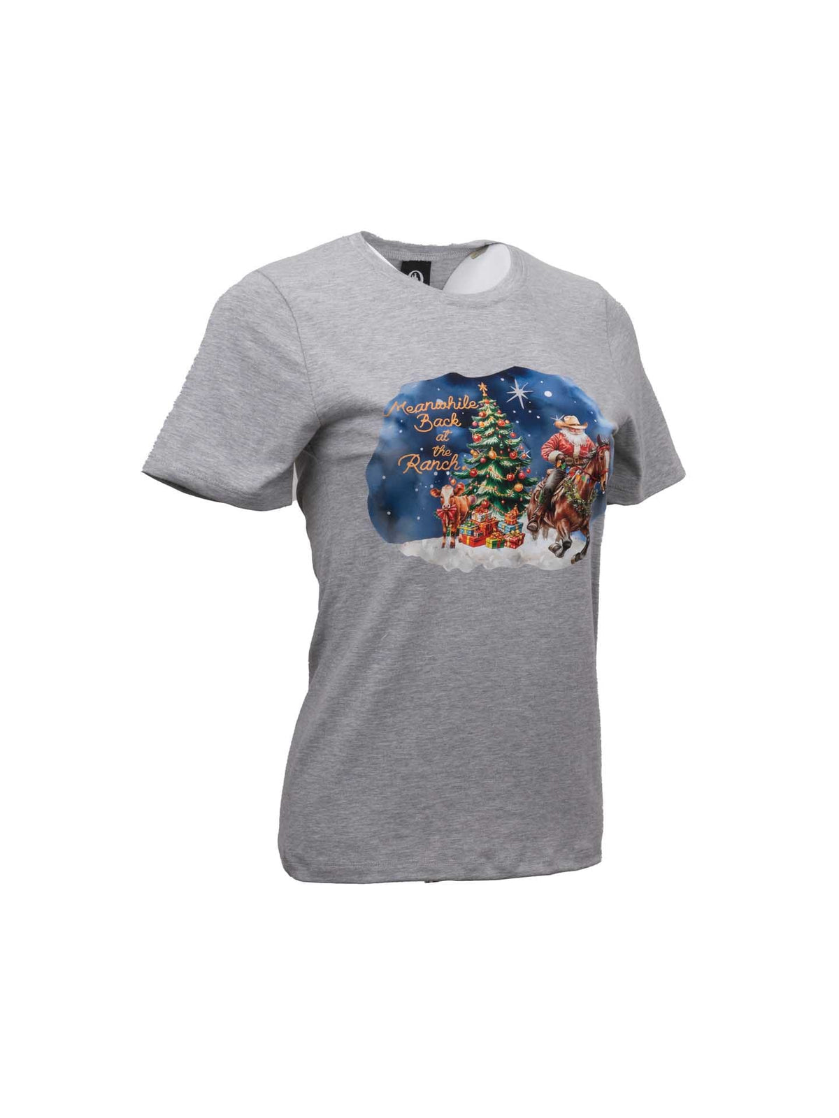 OutbackTrading.com Women's Back at The Ranch Tee - Heather Gray Tees