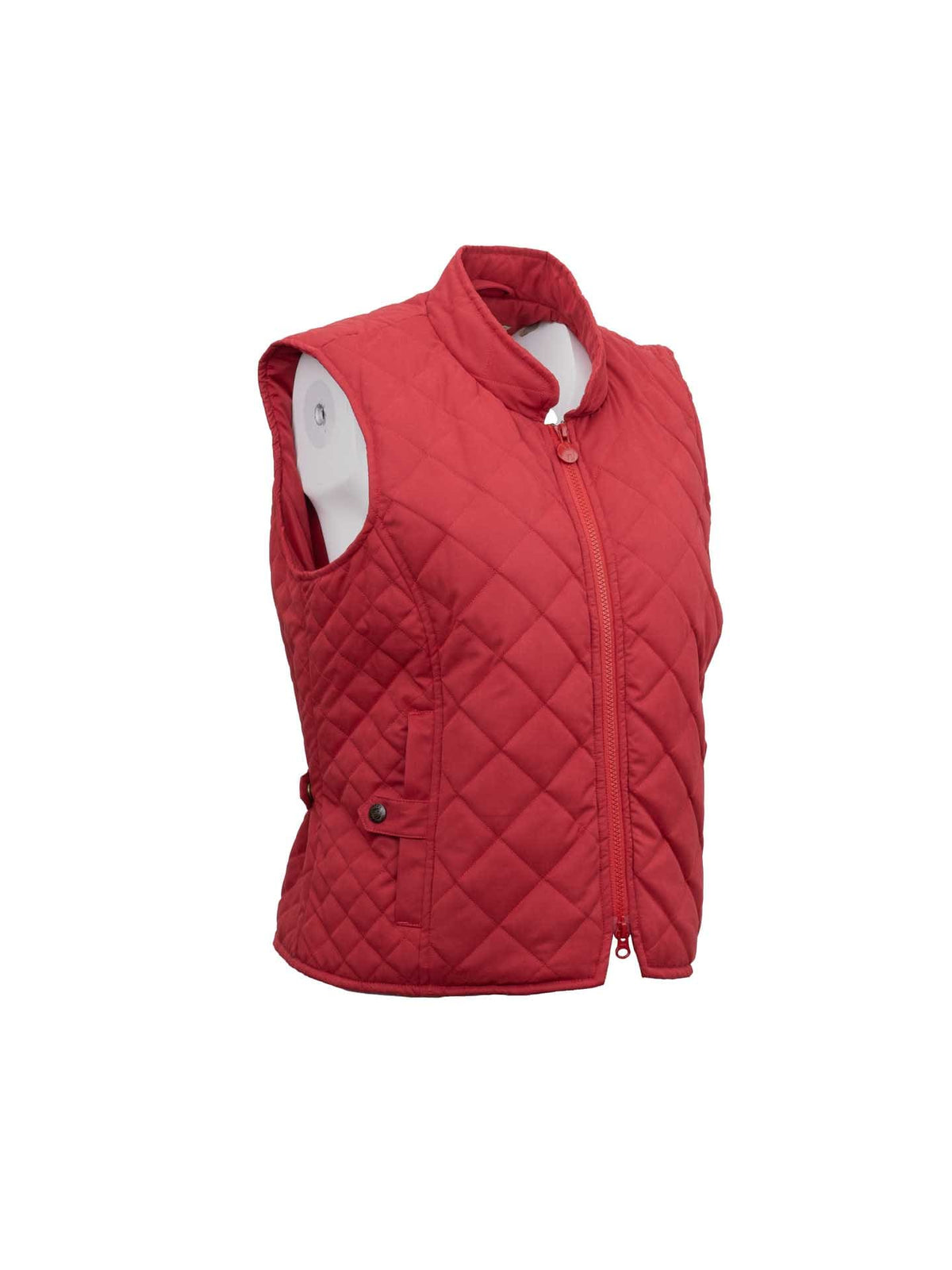 OutbackTrading.com Women's Quilted Riding Vest - Red vest