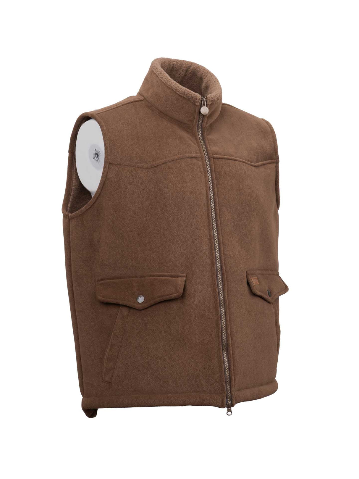 OutbackTrading.com Men's River Vest - Brown Vests