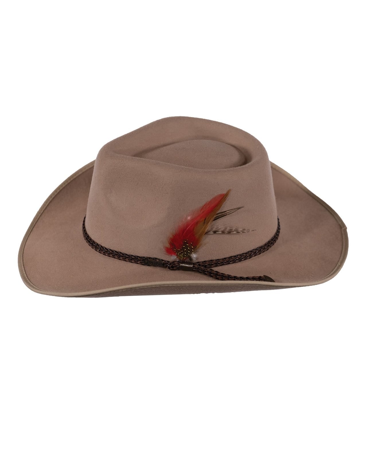 Derby - Pecan Felt Hat - Limpia Creek Hats