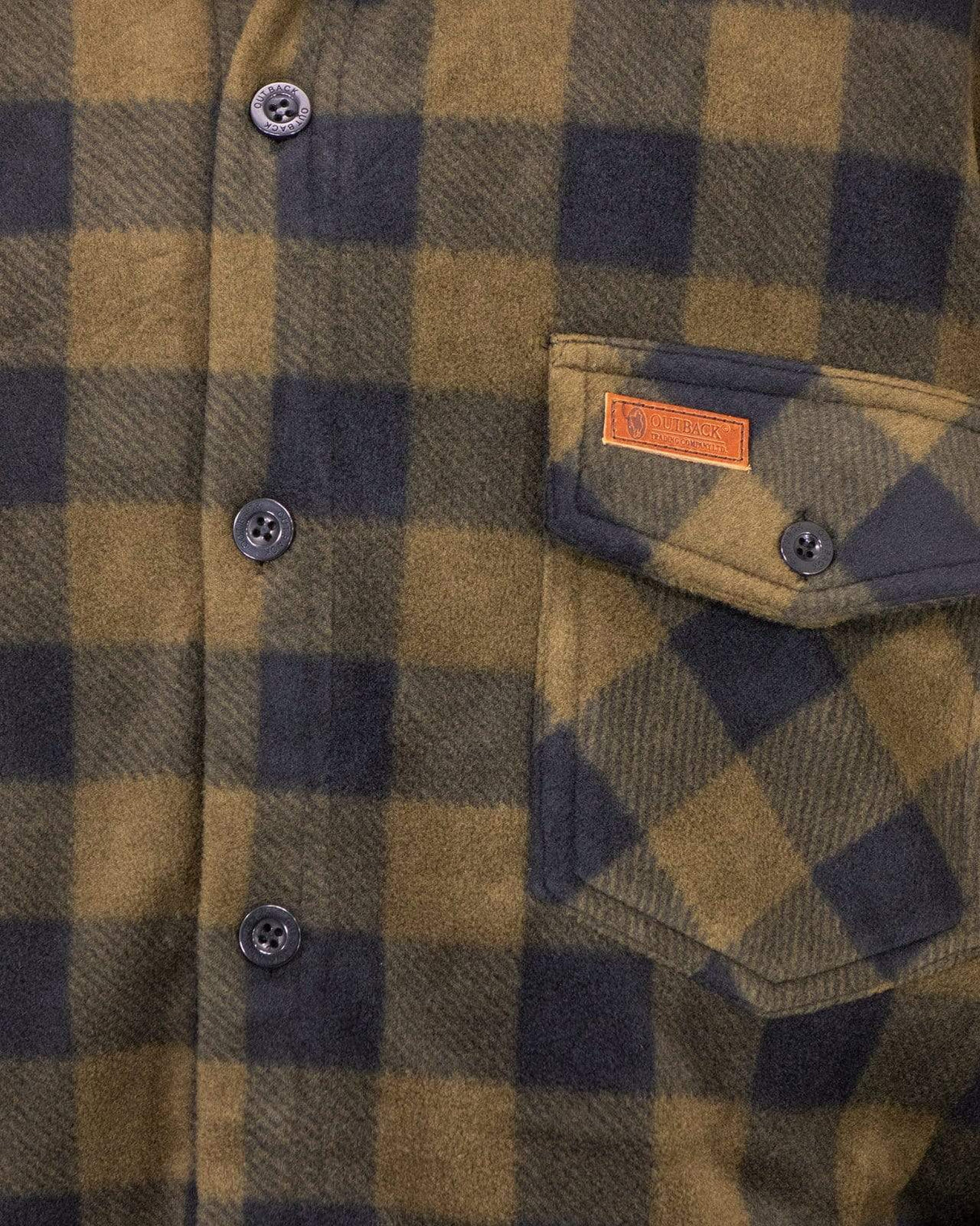 Outback Trading Company Men’s Fleece Big Shirt Shirts & Tops