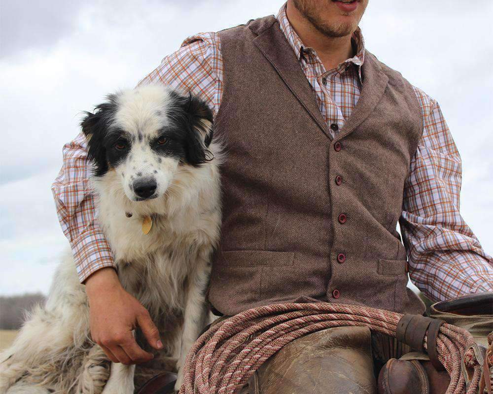 Our Jesse Vest is a staple for any cowboy and is just one of our lightweight vests. 
