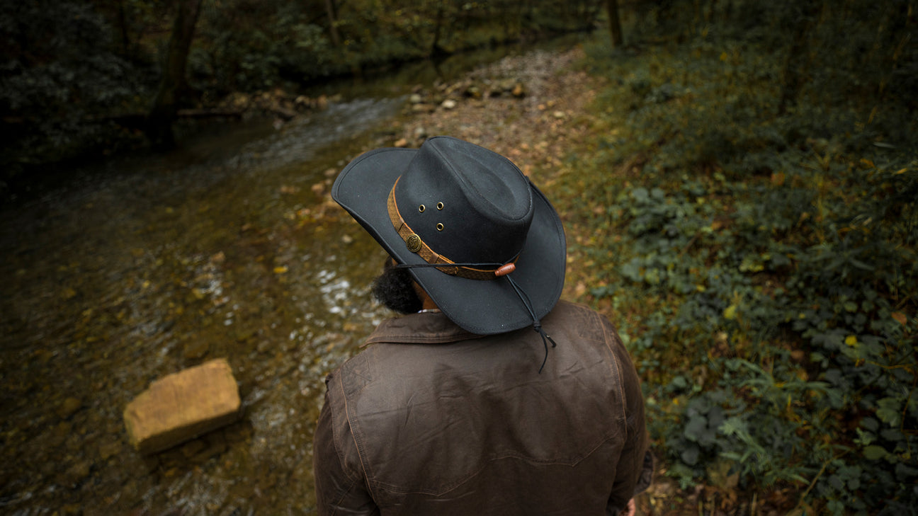 Beat the rain with our Madison River Hat.