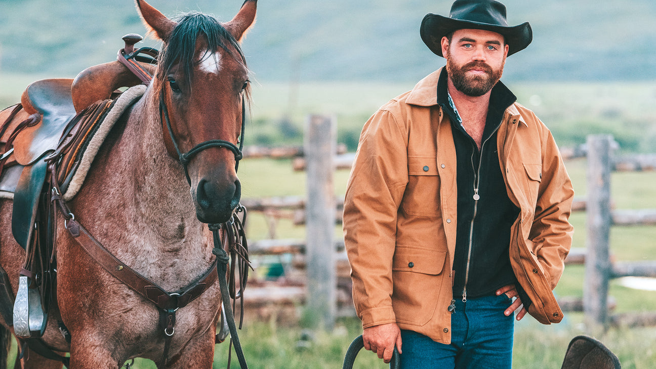 Your best protection from foul weather, Outback Oilskin Jackets, like the Deer Hunter Jacket, have your back. 