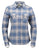 Outback Trading Company Women’s Cotton Plaid Outback Shirt Blue / SM 40312-BLU-SM 789043431537