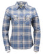 Outback Trading Company Women’s Cotton Plaid Outback Shirt Blue / SM 40312-BLU-SM 789043431537