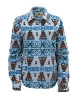 Outback Trading Company Women’s Skyler Fleece Big Shirt Blue / SM 40387-BLU-SM 789043436259