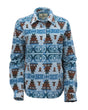 Outback Trading Company Women’s Skyler Fleece Big Shirt Blue / SM 40387-BLU-SM 789043436259